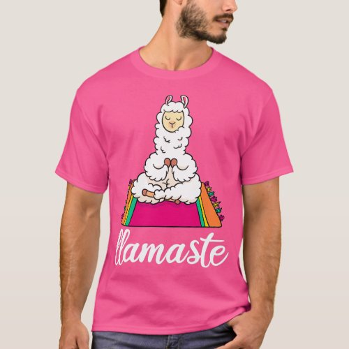 Lama Yoga Meditation Llamaste Gift 1 T_Shirt