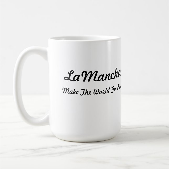 LaMancha Head in Heart Coffee Mug (Left)