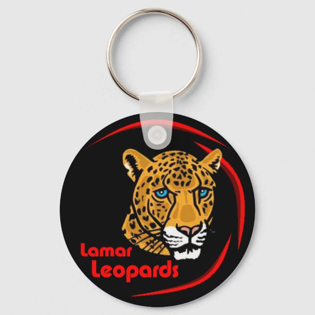Lamar Leopard Keychain (Front)