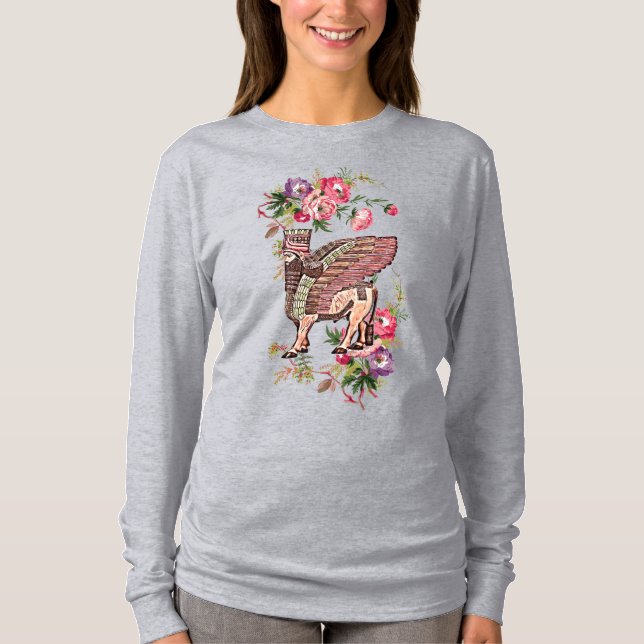 Lamassu Garden Basic Long Sleeve T-Shirt (Front)