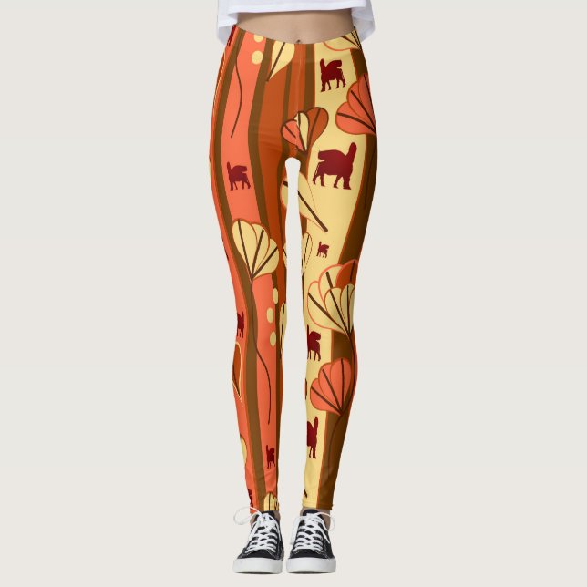 Lamassu Garden Leggings (Front)