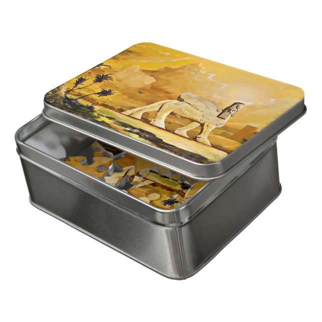 Lamassu Jigsaw Puzzle (Lid Open)