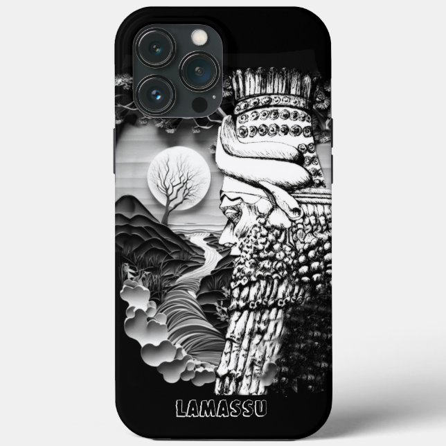 Lamassu Portrait  iPhone / iPad case (Back)