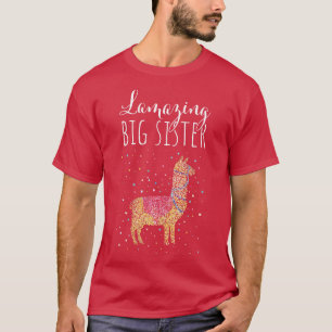 Lamazing Big Sister Llama Alpaca Gift T-Shirt