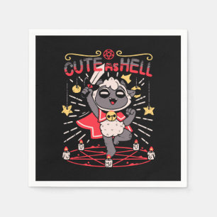 Lamb Cute as Hell Napkins