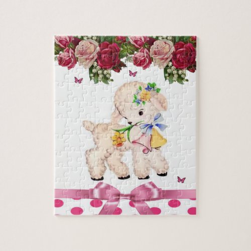 Lamb Decorative Jigsaw Puzzle