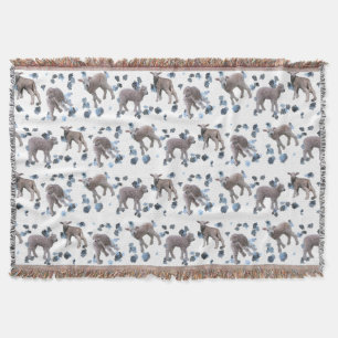 Lamb Frenzy Throw Blanket (choose colour)