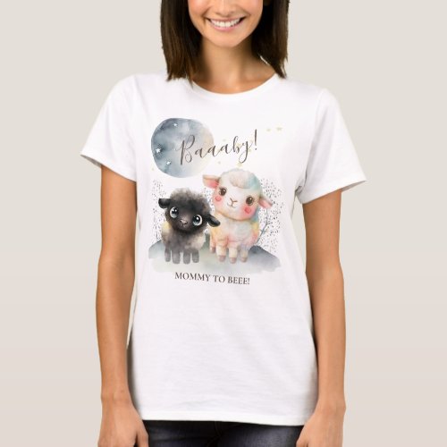 Lamb Gender Neutral Baby Shower T_Shirt