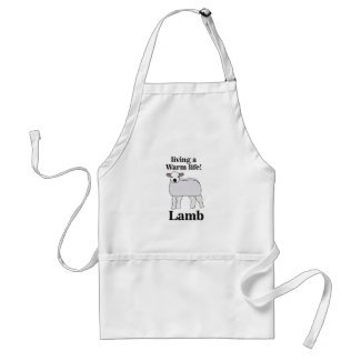 Lamb Living A Warm Life Funny Lamb