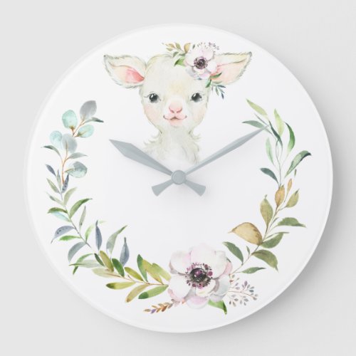 Lamb Nursery Clock