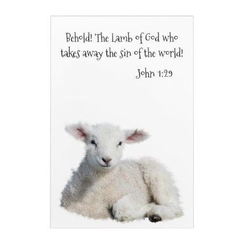 Lamb of God  Acrylic Print