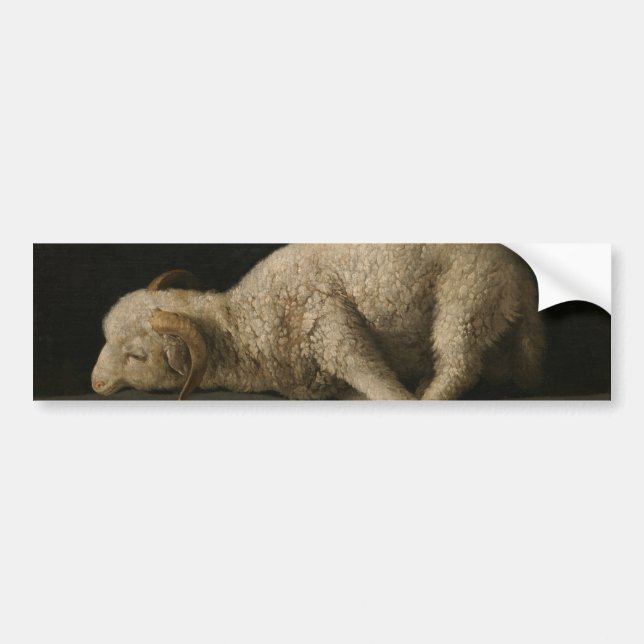 Lamb of God (Agnus Dei) (Sacrificial Animal) Bumper Sticker (Front)