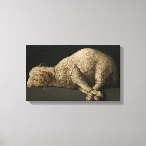 Lamb of God Agnus Dei Sacrificial Animal Canvas Print