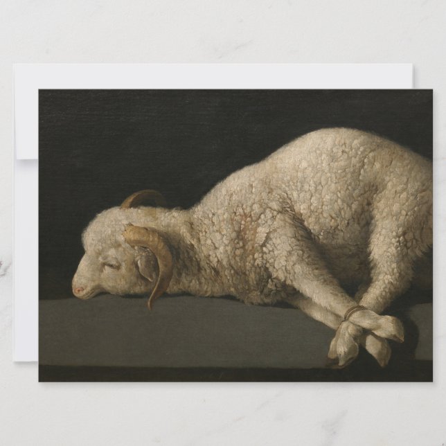 Lamb of God (Agnus Dei) (Sacrificial Animal) Card (Front)