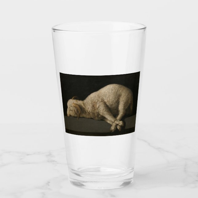 Lamb of God (Agnus Dei) (Sacrificial Animal) Glass (Front)