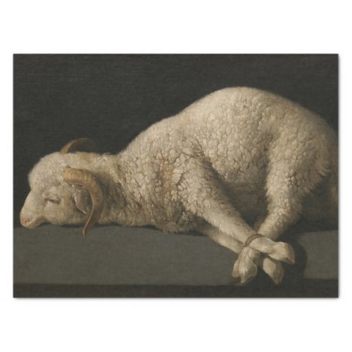 Lamb of God Agnus Dei Sacrificial Animal Tissue Paper