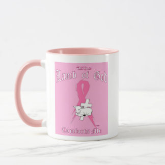 "Lamb of God" (Breast Cancer-Pink) Mug