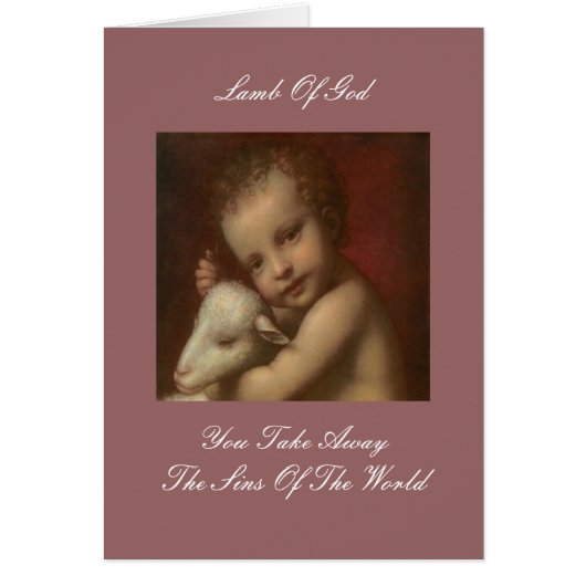 LAMB OF GOD CARDS (Front)