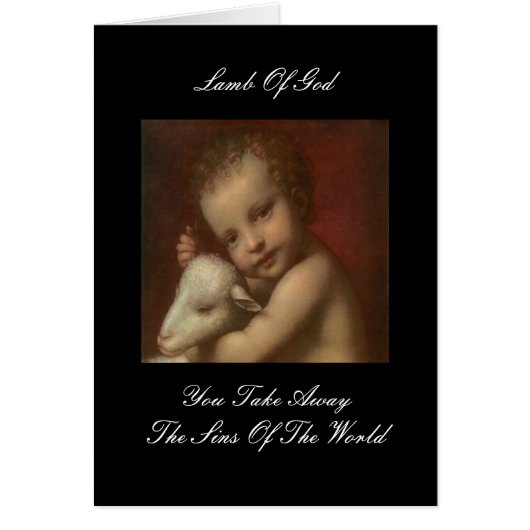 LAMB OF GOD CARDS (Front)