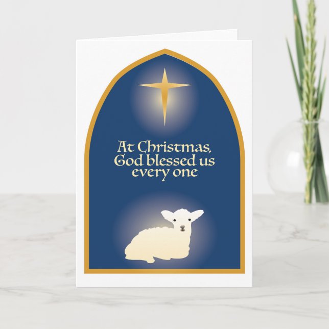 Lamb of God Christmas card (Front)