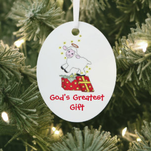 Lamb of God Christmas Ornament