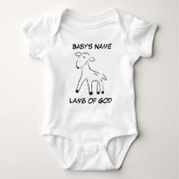 Lamb of God Customizable Baby Creeper