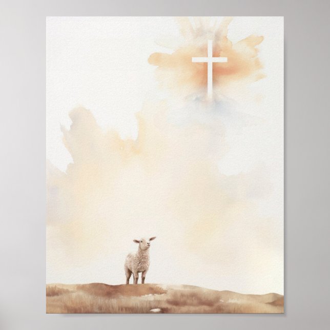 Lamb of God - Digital Bible Verse Print and Jesus  (Front)