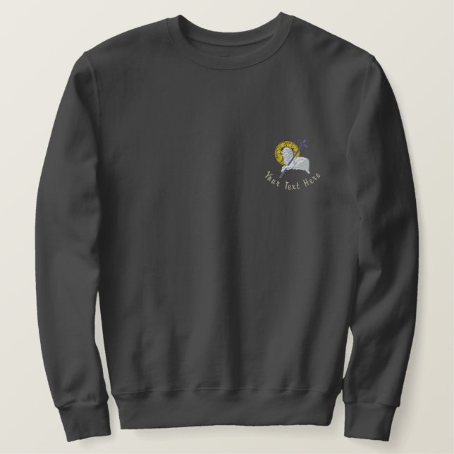 Lamb of God Embroidered Sweatshirt (Design Front)