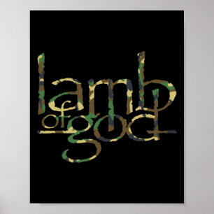 Lamb of god memorial day camouflage Lamb of god me Poster