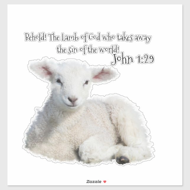 Lamb of God  Sticker Patch (Sheet)