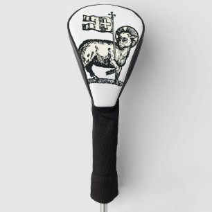 Lamb of God symbol of Christian Faith Sacred Art Golf Head Cover