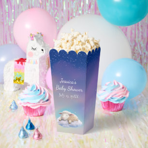 Lamb On A Cloud Baby Shower Favor Boxes