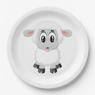 Lamb Paper Plates