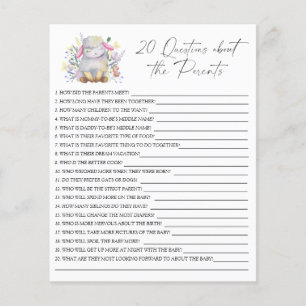 Lamb - Party game 20 questions about the Parents Flyer