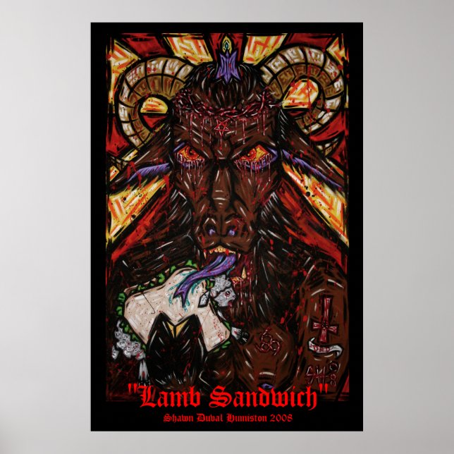 "Lamb Sandwich" Poster (Front)