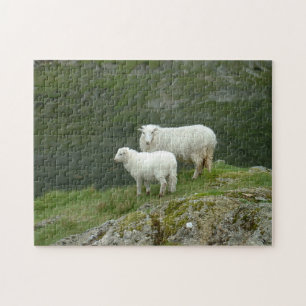 Lamb & Sheep - Scottland/ British Countryside Jigsaw Puzzle