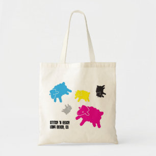 Lamb Starr Multicolor Stitch 'N Beach Tote Bag
