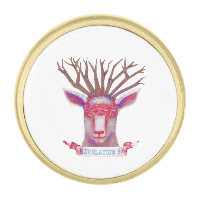 Lamb that was Slain lapel pin (Front)