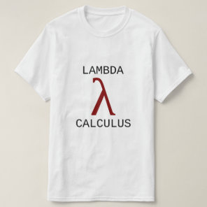 Lambda λ Calculus T-Shirt