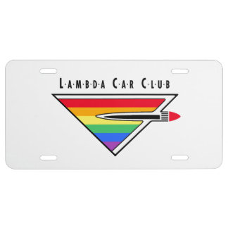 Lambda Car Club License Plate (Aluminum)
