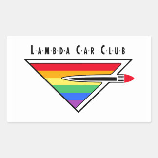 Lambda Car Club Logo Sticker