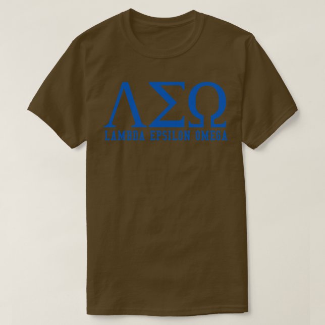 Lambda Epsilon Omega T-Shirt (Design Front)