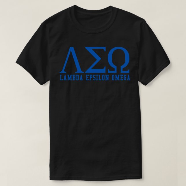 Lambda Epsilon Omega T-Shirt (Design Front)