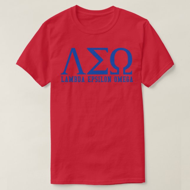 Lambda Epsilon Omega T-Shirt (Design Front)