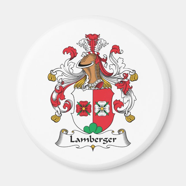 Lamberger Family Crest Magnet (Front)