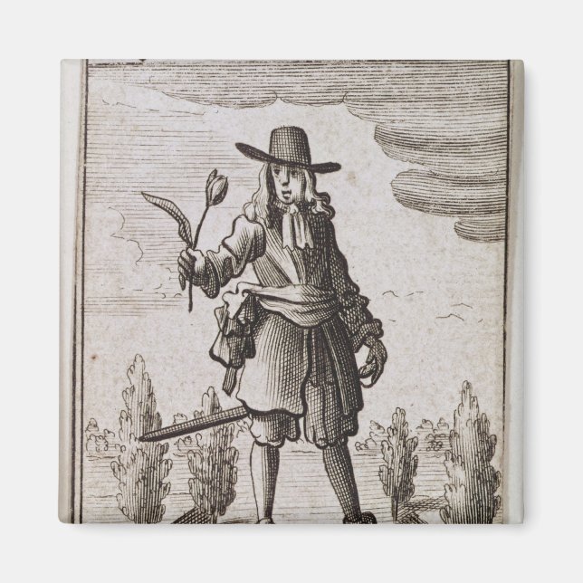 Lambert Simnel, Knight of the Golden Tulip Magnet (Front)