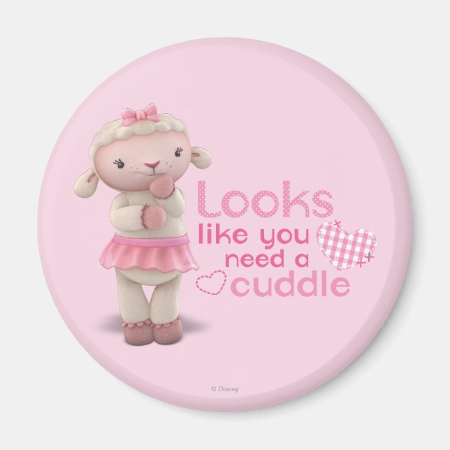 Lambie - Looks Like You Need a Cuddle Magnet (Front)