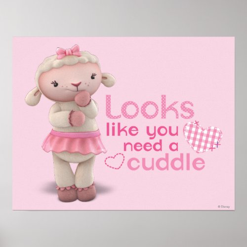Lambie _ Looks Like You Need a Cuddle Poster
