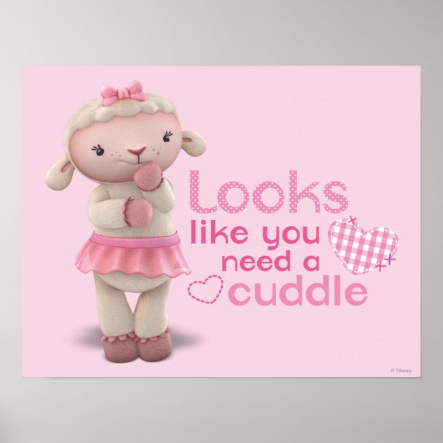Lambie - Looks Like You Need a Cuddle Poster (Front)