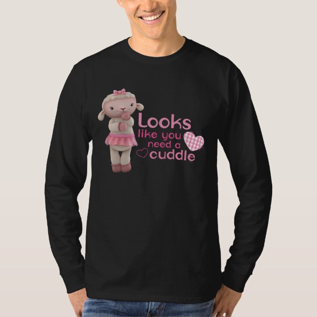 Lambie - Looks Like You Need a Cuddle T-Shirt (Front)